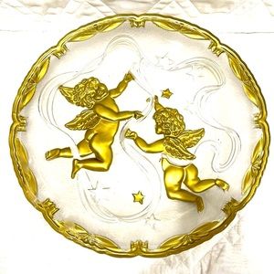 Festive 15" Cherub Platter
